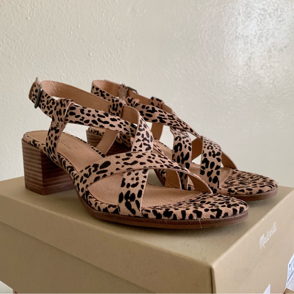 Madewell Asymmetrical Sandals in Calf Hair - 10